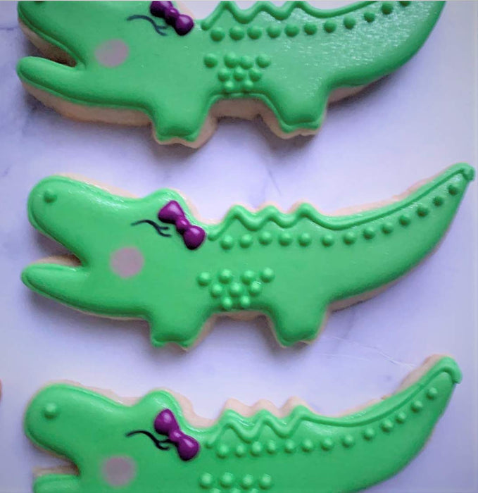 Ann Clark Cookie Cutters Cute Alligator Cookie Cutter, 5"