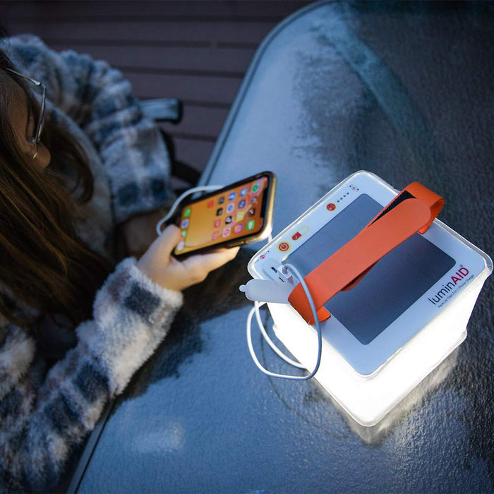 luminaid packlite 2-in-1 phone charger lanterns, great for camping,  hurricane emergency kits and travel