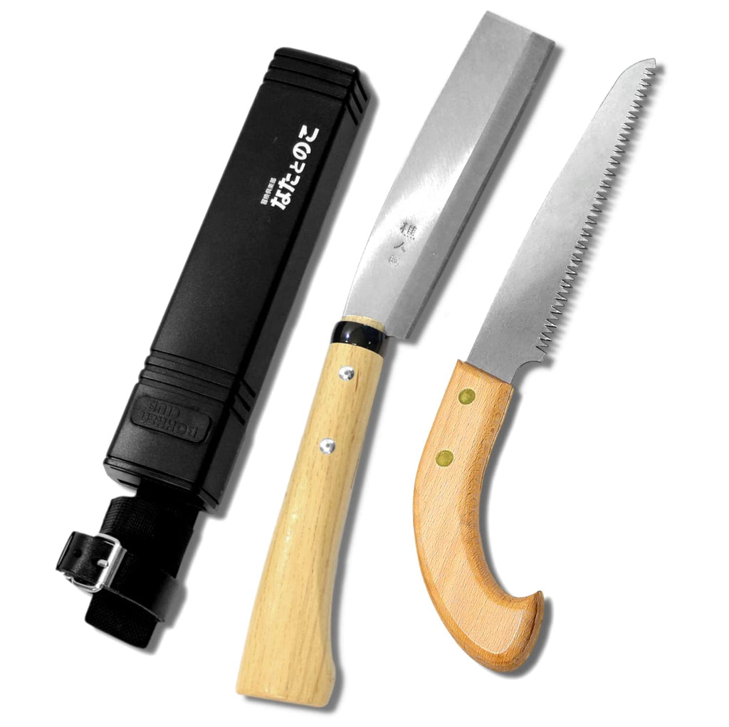 KAKURI Japanese NATA Tool Knife 6.5 and Pruning Saw Set, Made in Japa —  CHIMIYA