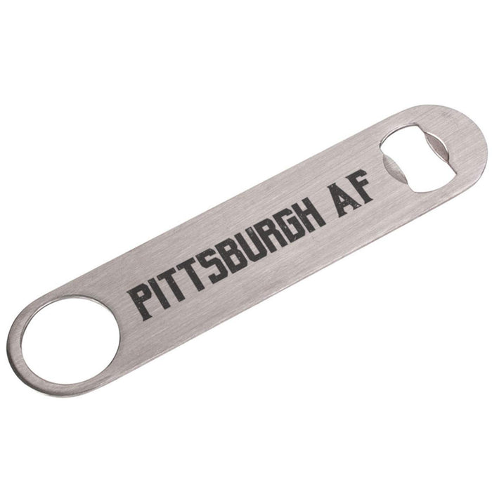 Pittsburgh Pennsylvania AF Stainless Steel Heavy Duty Flat Bar Key Beer Laser Etched Bottle Opener