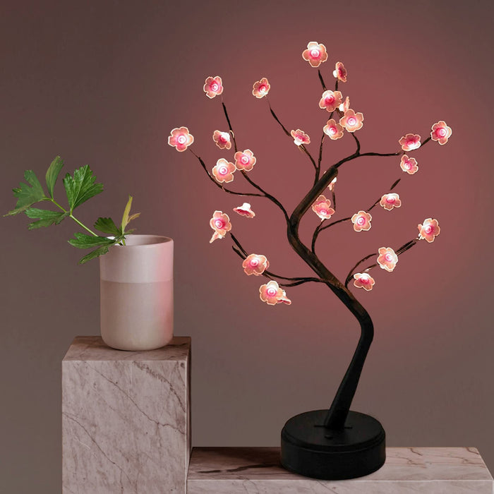 OTAVILEM Cherry Blossom Tree Lamp for Cute Room Decor Fairy Light Spir —  CHIMIYA