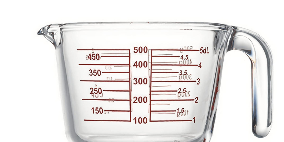 Confection Stand Glass Measuring Cup, Measure for Wet Ingredients, Bak —  CHIMIYA