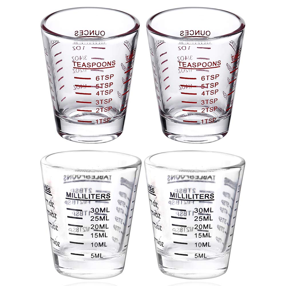 Espresso Shot Glass With Volume Markings