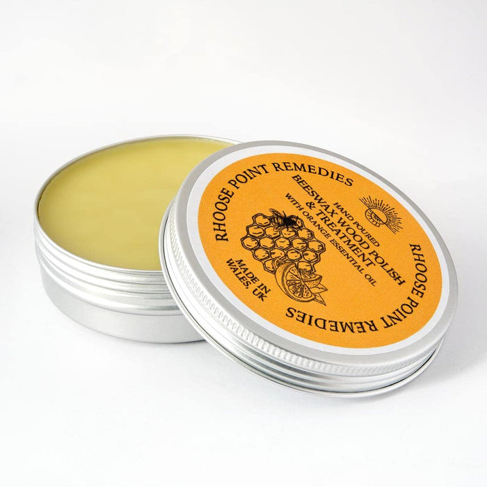 Beeswax Furniture Polish & Conditioner for Wood (Orange 3.4 Fl Oz) Enhances  the Natural Beauty of Oak Pine Beech & More Seals & Protects for a Perfect