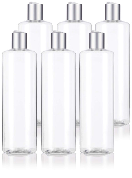 Flip Top Glass Bottle [500 ml/ 16 fl. oz.] [Pack of 6] Reusable