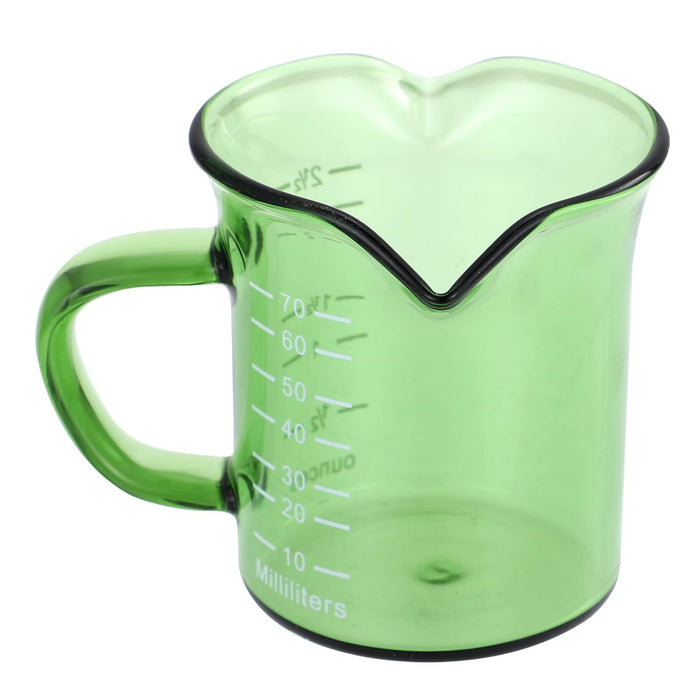 Glass Milk Frother Pitcher, Glass Creamer Cup