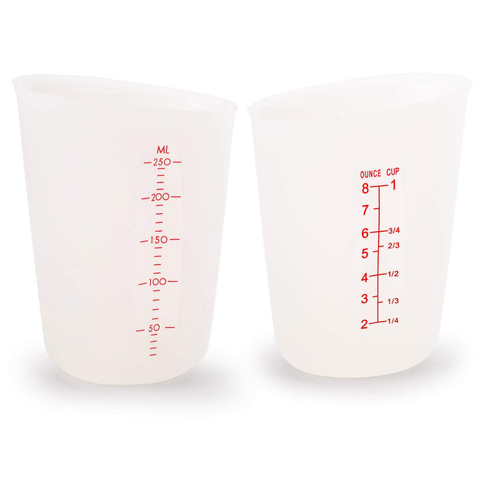  3 PCS Silicone Flexible Measuring Cups,Melting Cups