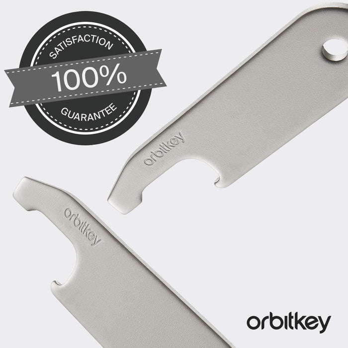 Orbitkey Bottle Opener for Key Organizer or Key Ring | Slim Profile Design, Easy to Take with You, Opens Bottles Everywhere |