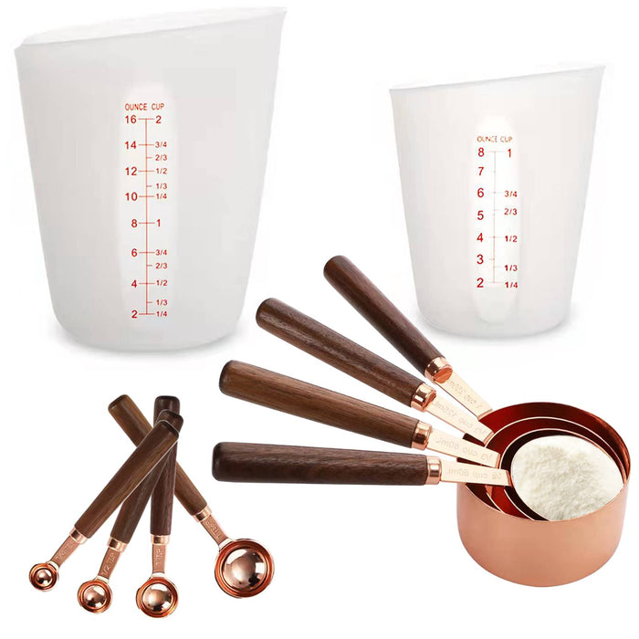 Nstezrne Measuring Cups and Spoons Set, Kitchen Measuring Cup Set, 18/ —  CHIMIYA