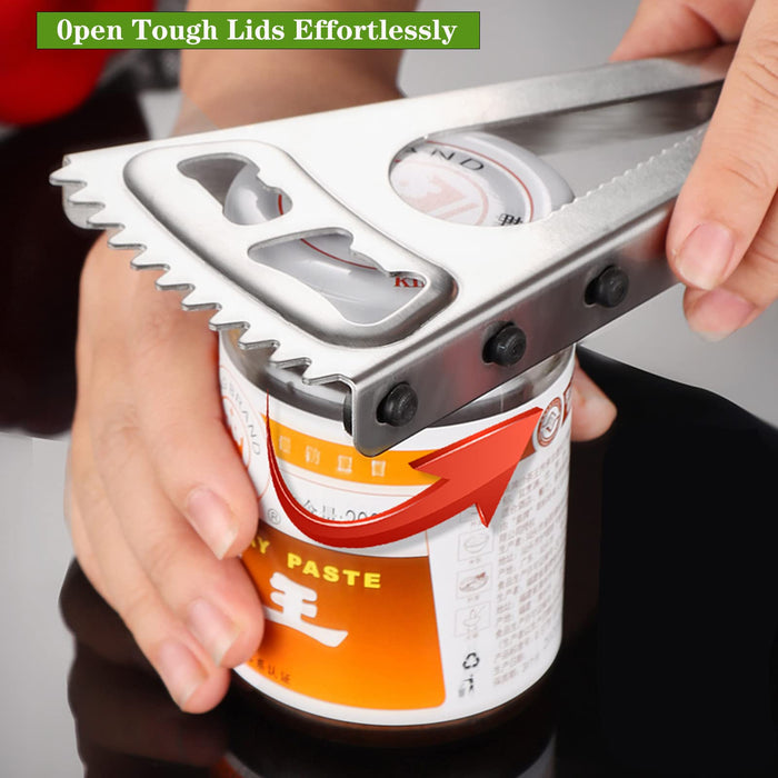 1 Jar Opener, Can Opener For Weak Hands, Easy To Use For Children