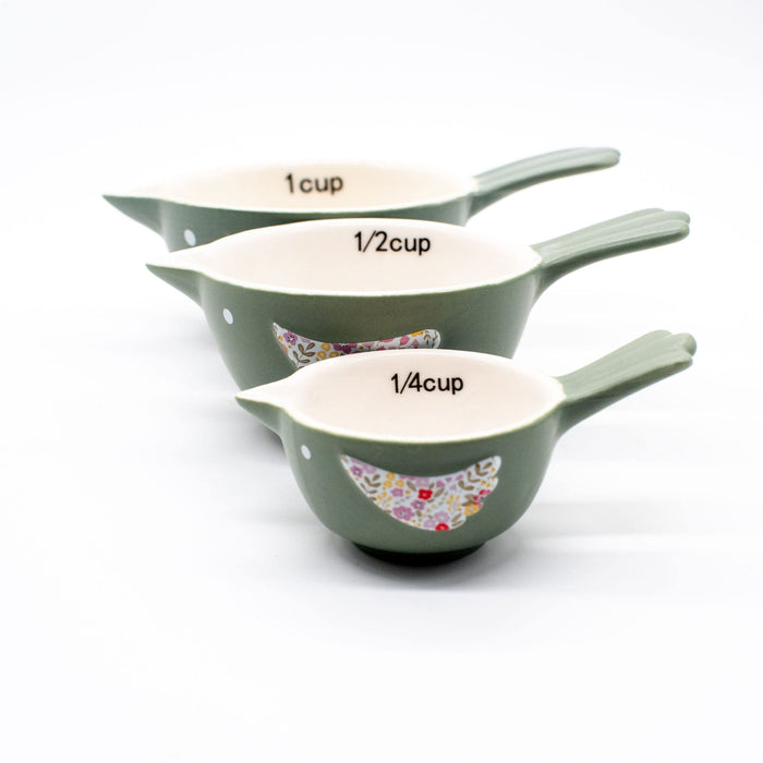 Farmhouse Hen with Measuring Spoon Ceramic Kitchen Set