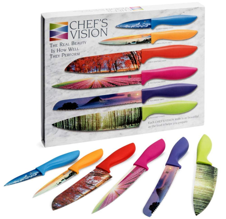 Chef's Vision Behold Wall-Mounted Magnetic Knife Holder - Black