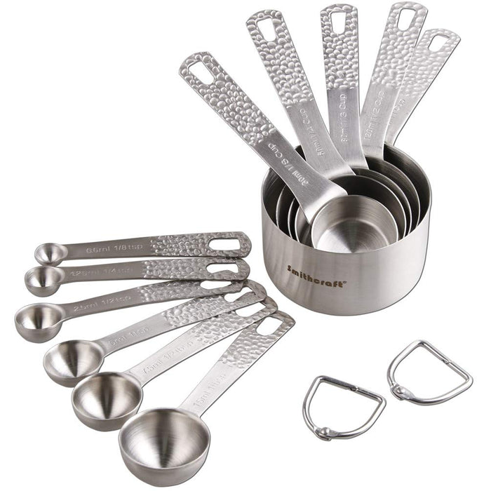 Stainless Steel Measuring Cups & Spoons Set, Cups And Spoons