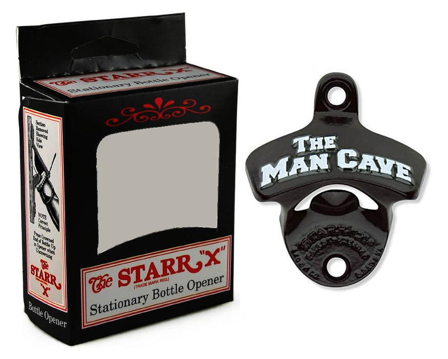 The Man Cave - Starr Powder Coated Wall Mount Bottle Opener