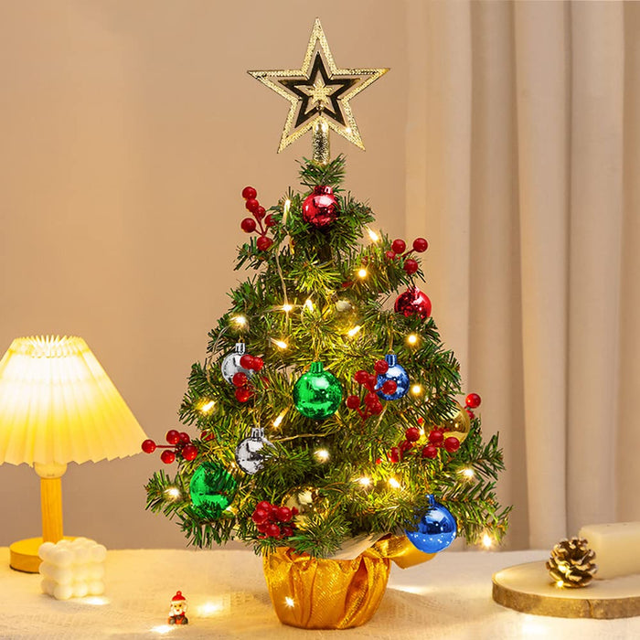 Mini Christmas Tree,22 Artificial Small Christmas Pine Tree,Tabletop —  CHIMIYA