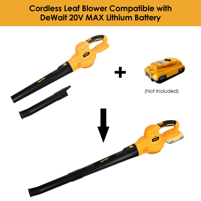  Cordless Leaf Blower Compatible with DEWALT 20V Max