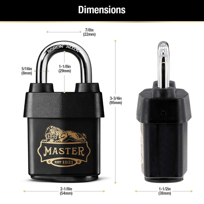  Master Lock 312D Weatherproof Padlock,Navy Blue : Master Lock:  Everything Else