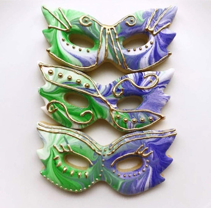 Mardi Gras Cookie Cutters, Carnival Mask Cookie Cutters, Mask