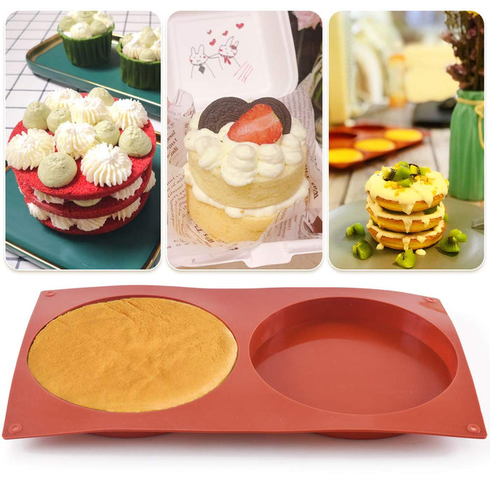 Silicone Baking Pan For Pastry Mold For Baking Silicone Molds Pastry Muffin  Round Rectangle Bakery Silicone