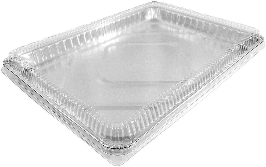 Handi-Foil Large 10 x 10 Square Aluminum Foil Cake Pan w/Dome Lid 25 –