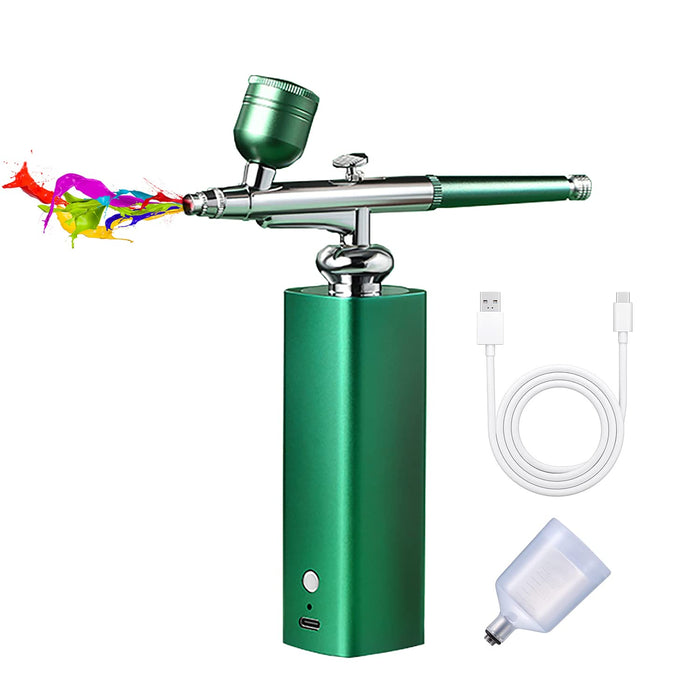  Airbrush Kit with Compressor Rechargeable Cordless