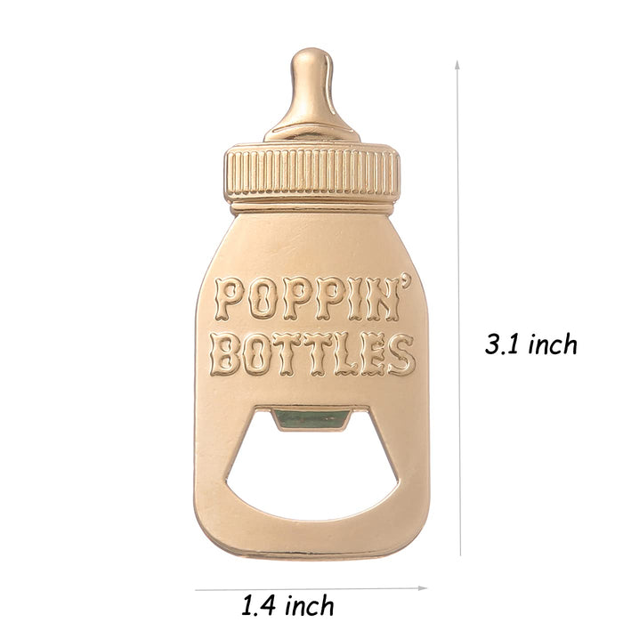 Poppin Bottle Bottle Openers for Baby Shower Favors/Souvenirs,Baby Shower Decorations,Birthday,Wedding,Neutral Party Favor,Decor