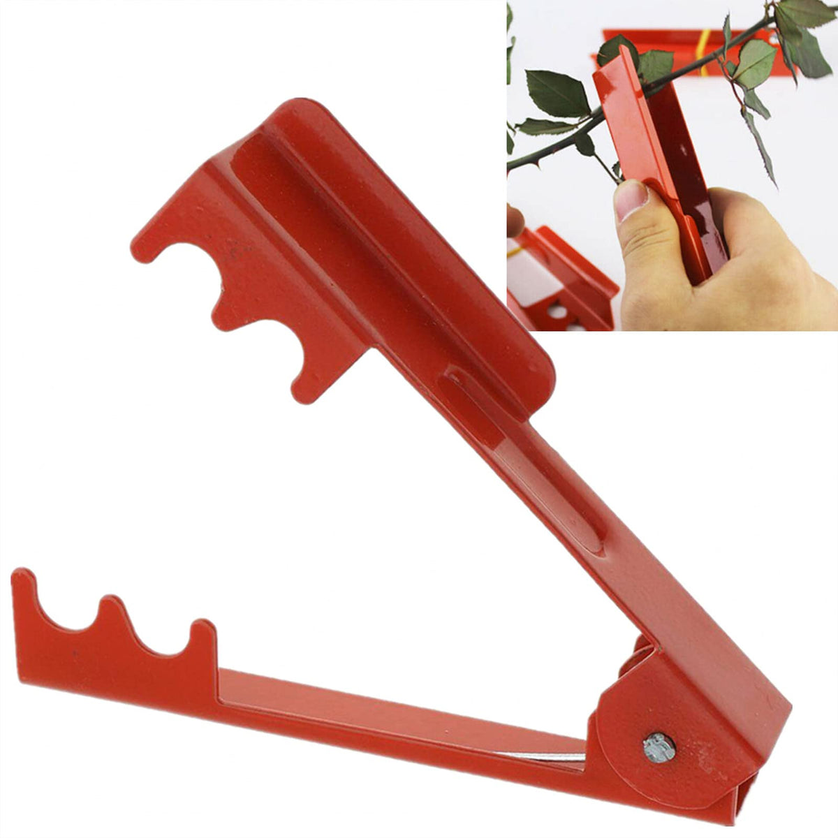 JCBIZ 1 set of Rose Stem Leaf Thorn Stripper Stripping Tool Thorn Remover  for Roses DIY bouquet Garden Florist Tool