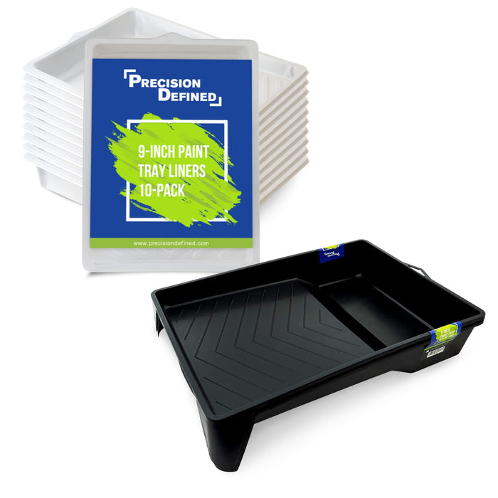 Precision Defined 9-Inch Paint Tray Liner Set, Supreme Paint