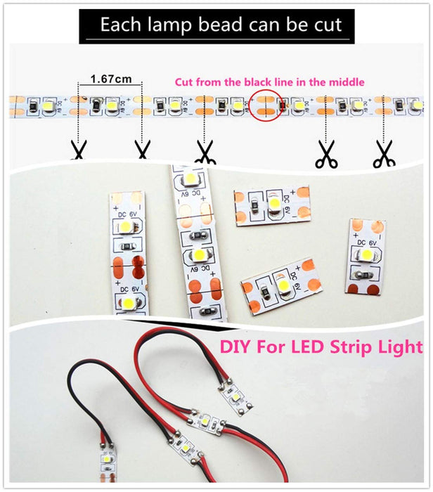 Battery Powered LED Fairy Light Lamp - DIY 