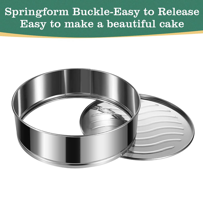 E-Gtong Springform Pan, Stainless Steel Springform Cake Pan, Leakproof —  CHIMIYA
