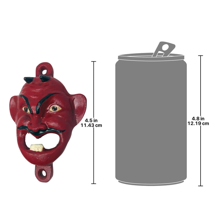Design Toscano Red Devil Cast Iron Bottle Opener