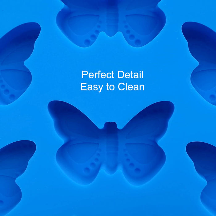 Silicone Butterfly Shape Ice Mold Tray -25 Pcs