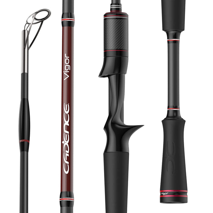 Cadence Vigor Fishing Rod, 30-Ton Carbon Blank, Fuji Reel Seat & Stain —  CHIMIYA