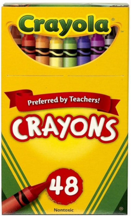 Crayola Crayons 48 pieces in A Jumbo Box (Pack of 6) 288 Crayons Total —  CHIMIYA