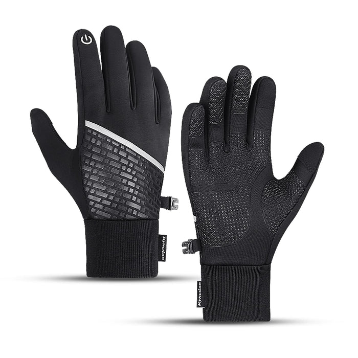 Fingerless Fishing Gloves Waterproof Touch Screen Anti Slip Gloves Outdoor  Sports Riding Warm Gloves Female Bike Running Gloves
