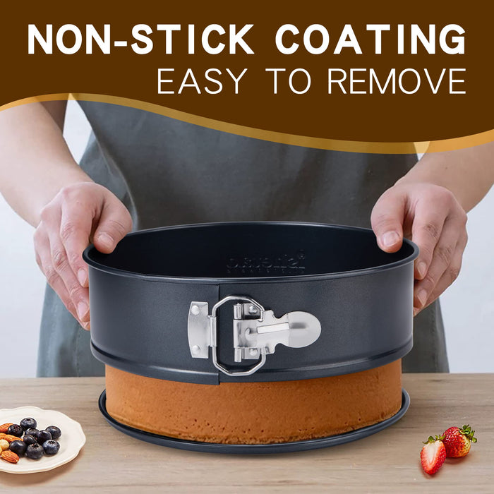 Detachable Bottom Baking Pan, Nonstick Baking Pans Spring Form For