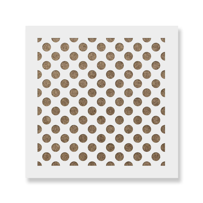 Polkadot Cookie Stencil Template - Reusable & Durable Food Safe Stencils for Cookies and Baking