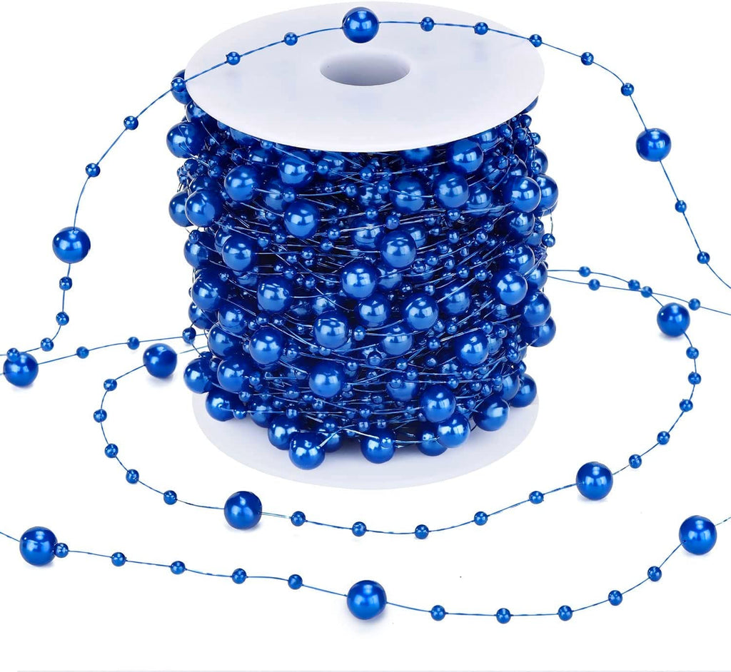 Supzone 99 Feet Christmas Tree Beads Garland Artificial Pearls Strands —  CHIMIYA