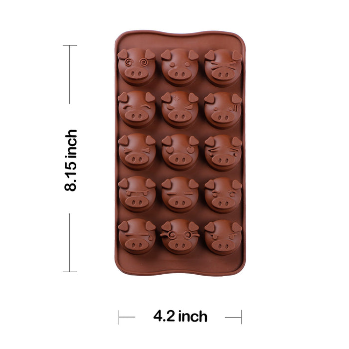  Webake Silicone Chocolate Molds Skull Candy Mold for