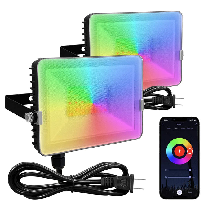 24W WiFi Smart LED Wall Washer Light - RGB+Tunable White