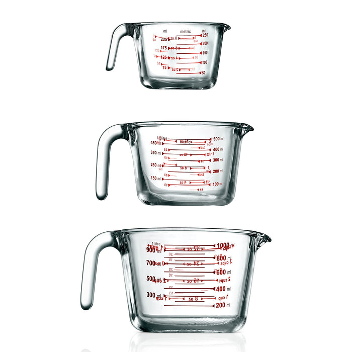 NutriChef 3 Pieces Measuring Cups - BPA-Free Premium Heat Resistant Bo —  CHIMIYA