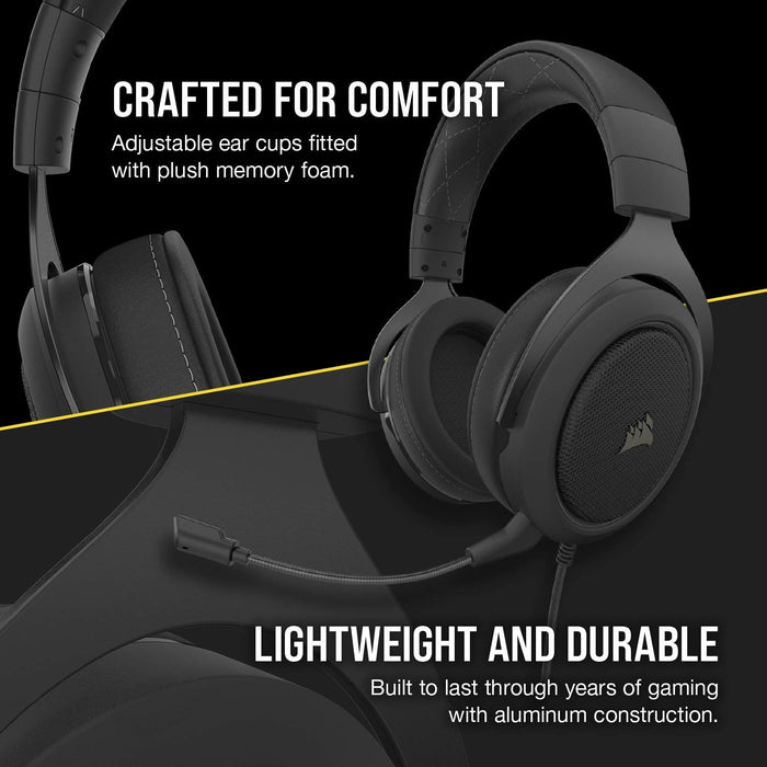  Razer BlackShark V2 X Gaming Headset: 7.1 Surround Sound  Capable - 50mm Drivers - Memory Foam Cushion - for PC, PS4, Nintendo Switch  - 3.5mm Headphone Jack - Classic Black (Renewed) : Video Games