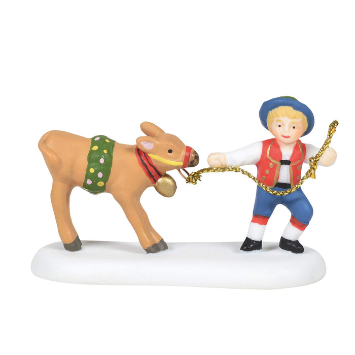 Department 56 Alpine Village Accessories Hurry Up or Wait Figurine, 1.5 Inch, Multicolor