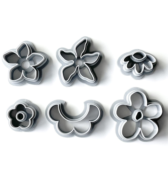 the clayful co. polymer clay cutters for earrings - the clayful co