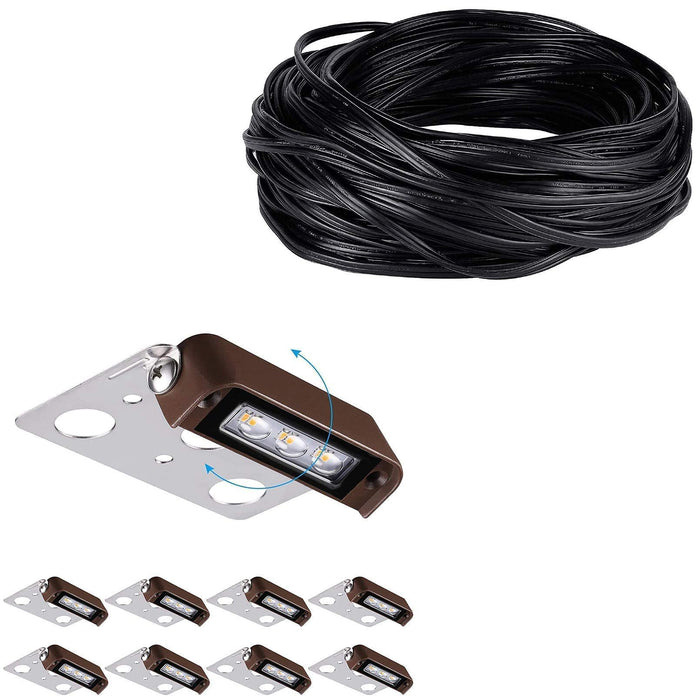 LEONLITE Inch Hardscape Paver Light Bundle 100ft 16/2 Cable, 8-Pack —  CHIMIYA