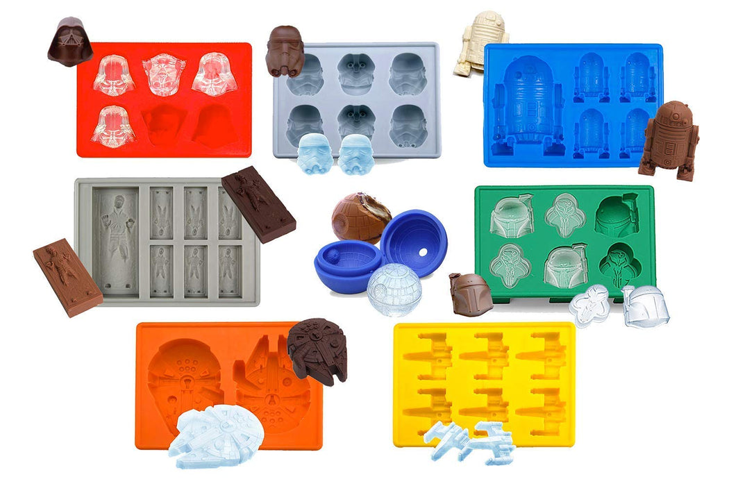 Star Wars Ice Mold Silicone DIY Death Star Darth Vader Ice Cube Trays Mould