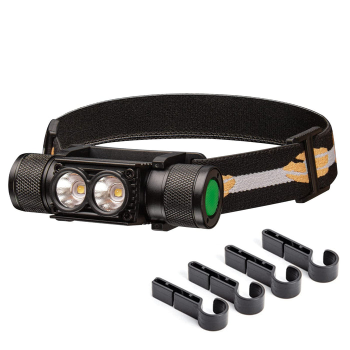 sofirn Rechargeable Headlamp, D25L 1000 Lumen with Dual LED 5000K