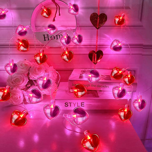Timer] Mosoan 10FT 30 LED Valentines Day Decor String Lights, 8
