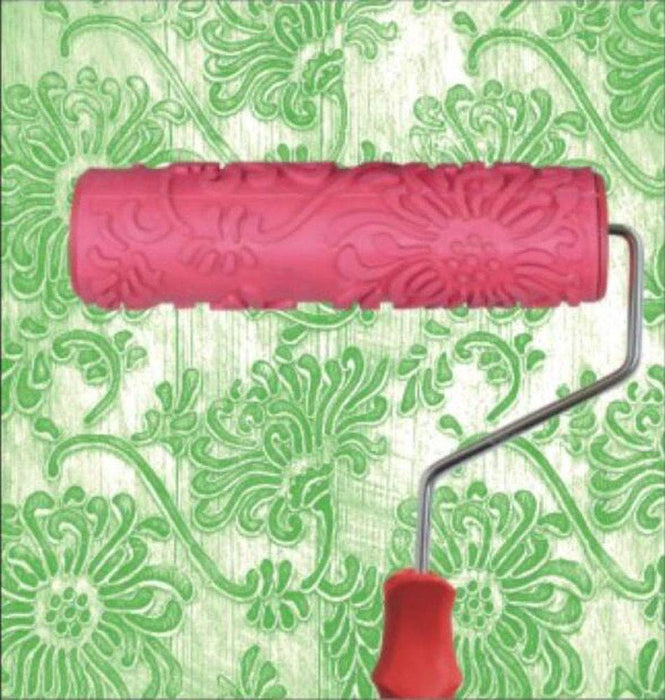 For Wall Rubber Decorative Paint Roller Pattern Embossed Texture