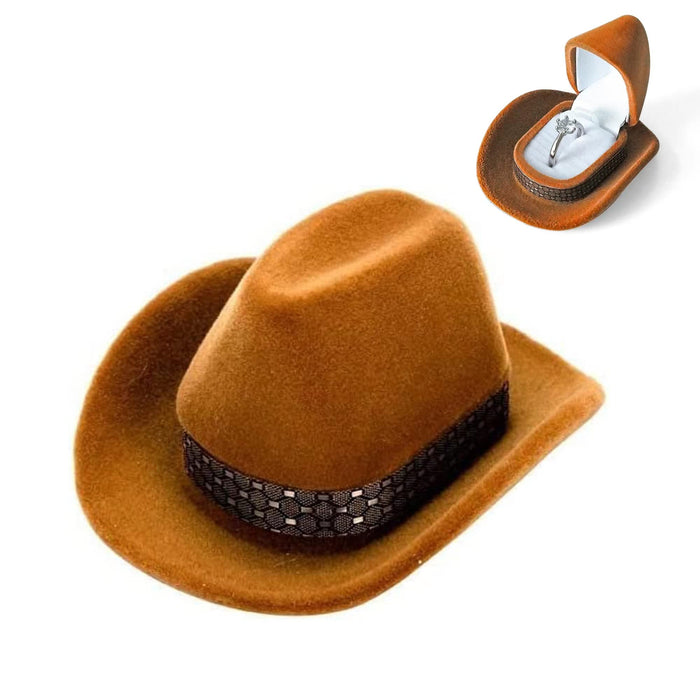 muchly Creative Cowboy Hat Jewelry Box